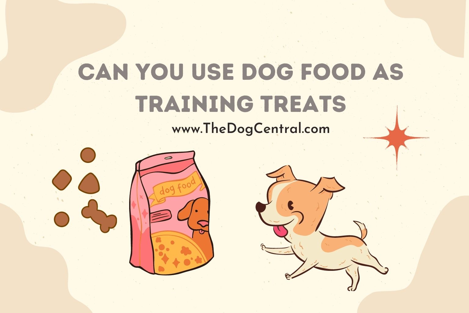 can you use dog food as training treats