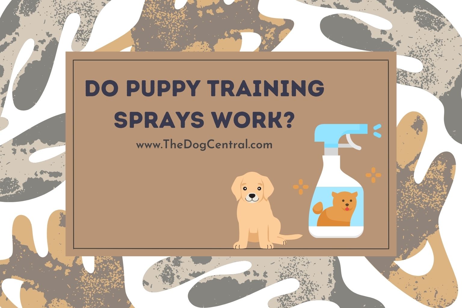 do puppy training sprays work