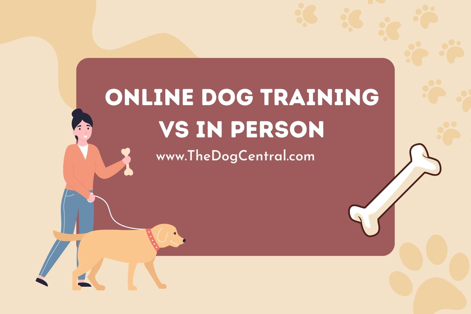 online dog training vs in person