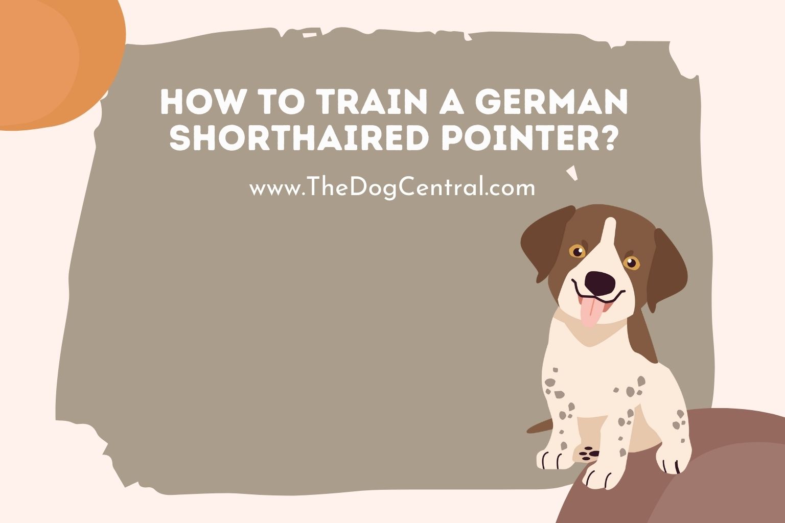 how to train a german shorthaired pointer