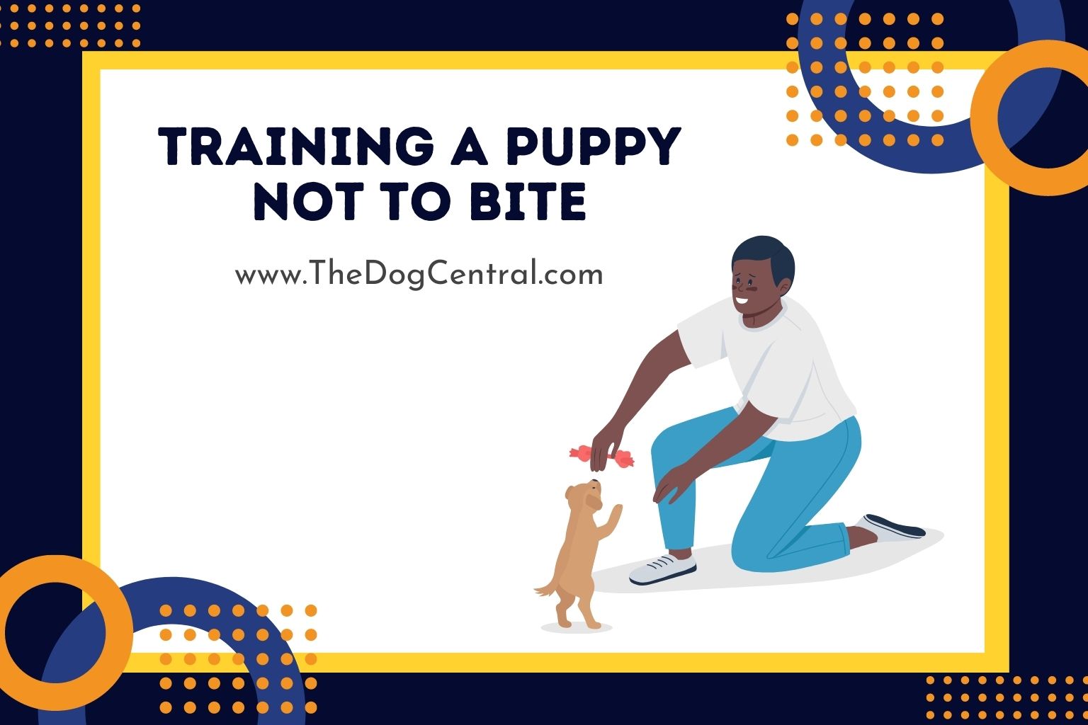 training a puppy not to bite